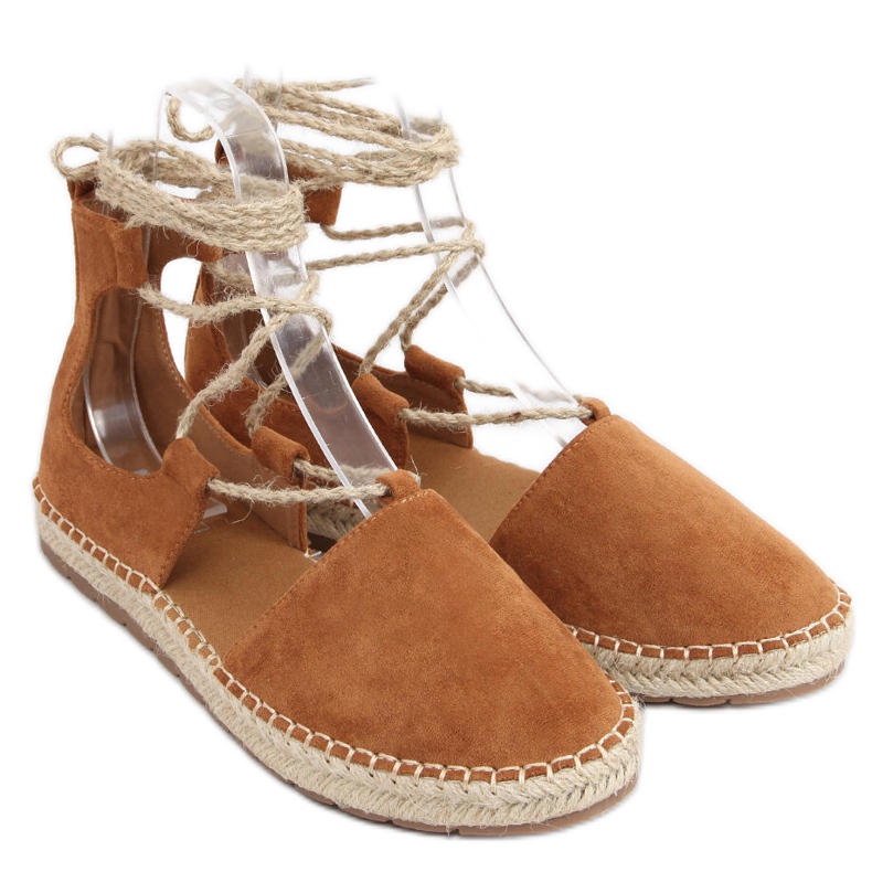 Espadrillas da donna Arely Camel marrone
