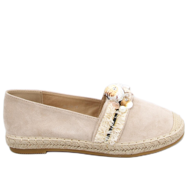 Espadrillas Lola Beige con conchiglie