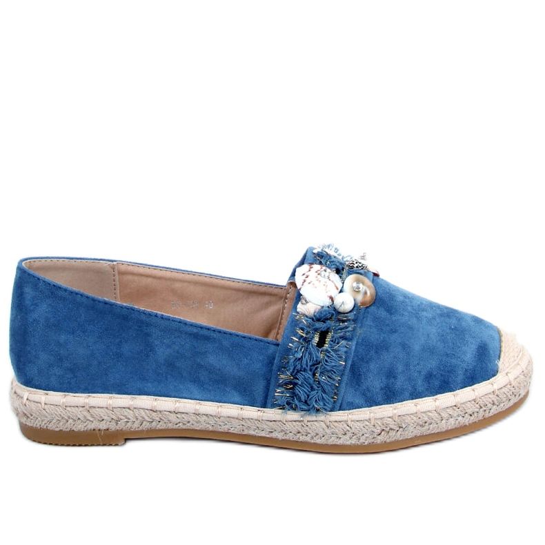 Lola Espadrillas blu con conchiglie