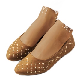 Ballerine da donna Kaila cammello marrone