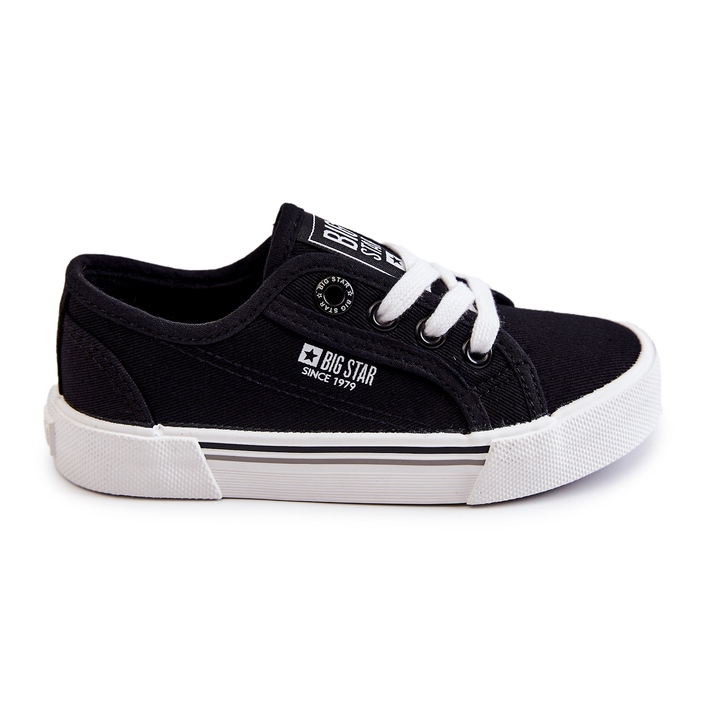 Sneakers basse da bambino nere Big Star JJ374174 ['nero'] nero