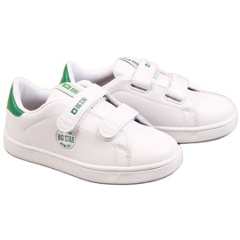 Sneakers in eco con velcro Big Star Jr DD374029 bianche bianco