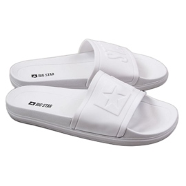 Ciabatte da piscina Big Star Jr DD374154 bianche bianca
