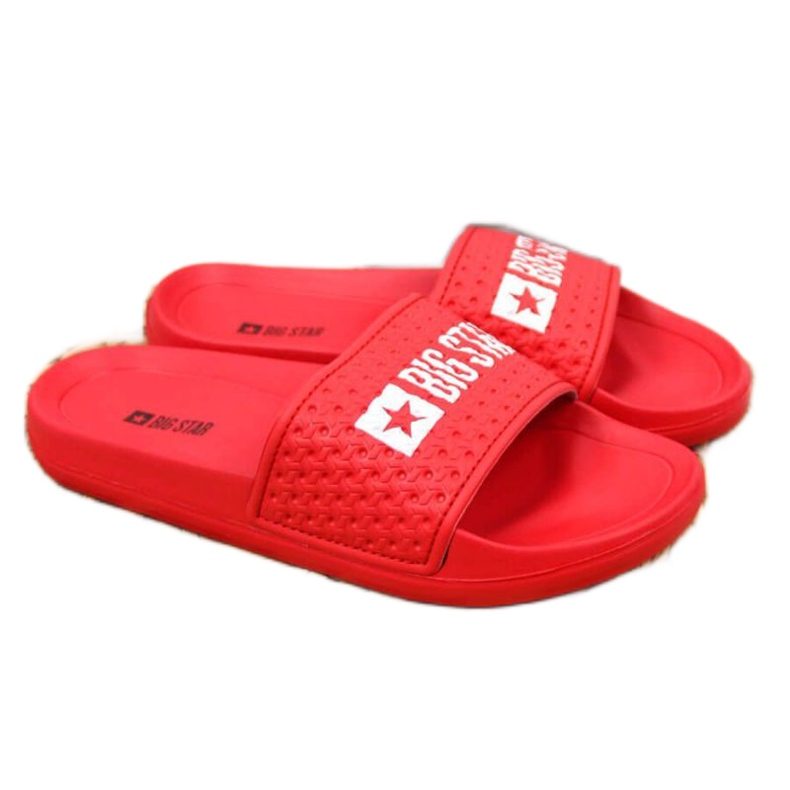 Ciabatte sportive da piscina Big Star Jr GG374801 rosse rosso