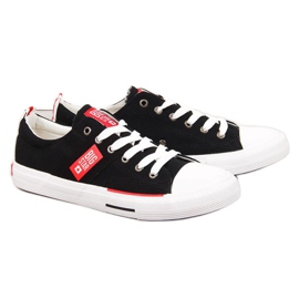 Sneakers basse in tessuto Big Star M HH174039 nere nero