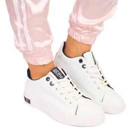 Sneakers basse con ecopelle Big Star W II274031 bianca bianco