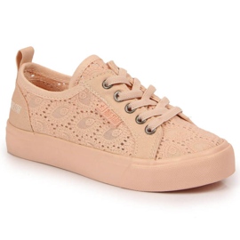 Sneakers in pizzo Big Star Jr JJ374006 rosa chiaro