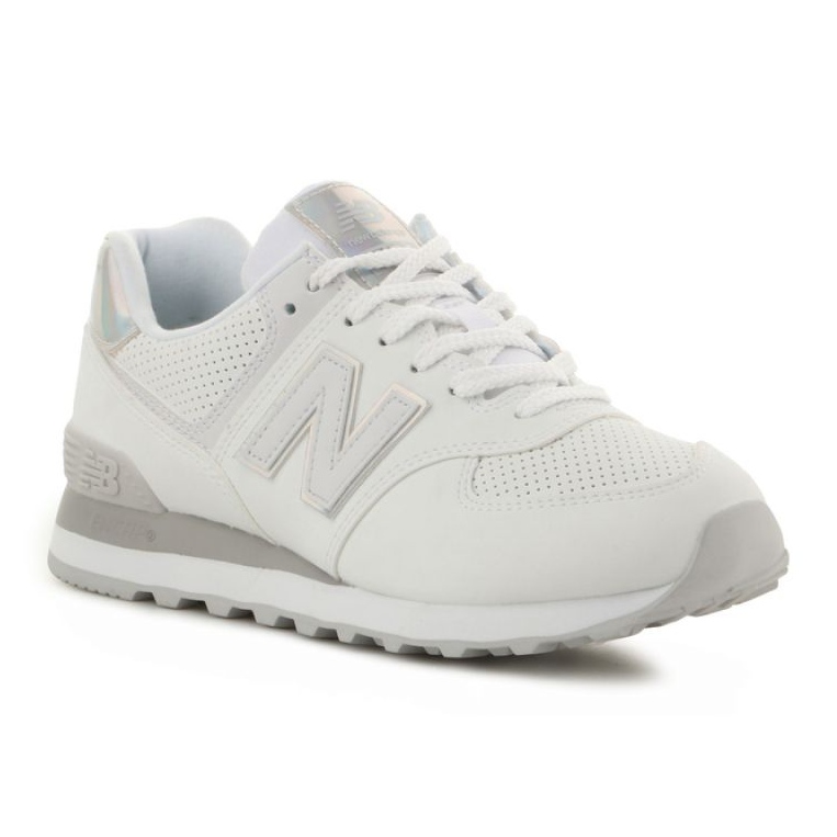 Scarpe New Balance W WL574HU2 bianca grigio