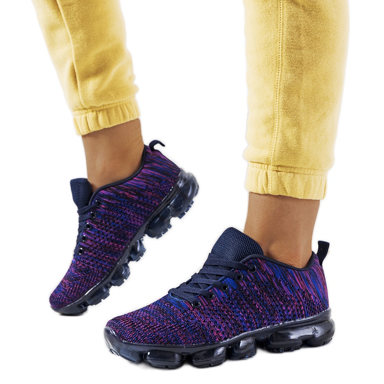 Anya scarpe da ginnastica viola blu navy rosa