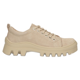 Sneakers in Pelle Scamosciata Filippo DP3522/22 BE Beige