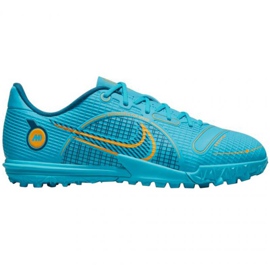 Nike Mercurial Vapor 14 Academy Tf Jr DJ2863 484 scarpe da calcio blu blu