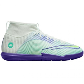 Nike Mercurial Superfly 8 Academy Mds Ic Jr DN3773 375 scarpe da calcio bianco bianco