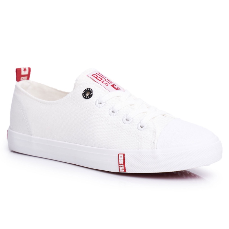 Sneakers in tessuto Big Star W FF274087 bianche bianca