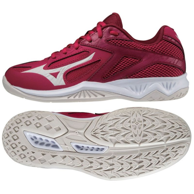 Scarpe da pallavolo Mizuno Thunder Blade 3 V1GC217064 rosso chiaretto