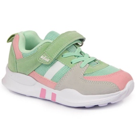 Befado Jr BEF25C scarpe sportive con velcro, menta blu