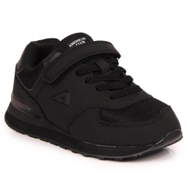 Scarpe con velcro American Club Jr AM788A nere nero