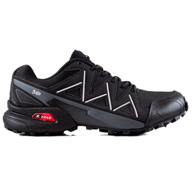 I-CAX Scarpe da trekking nere nero