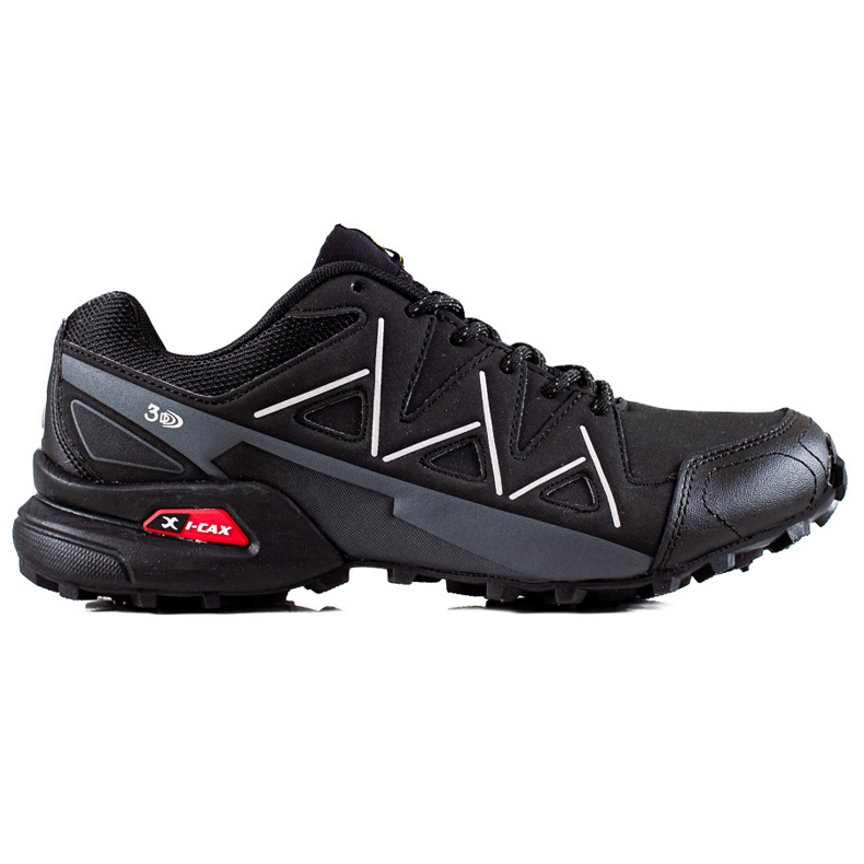 I-CAX Scarpe da trekking nere nero