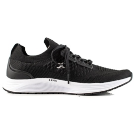 I-CAX Comode scarpe da ginnastica sportive nero