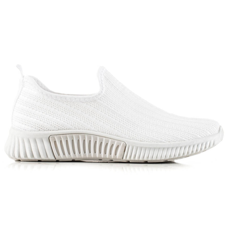 TRENDI Comode scarpe da ginnastica slip-on bianca