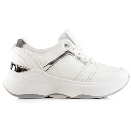 Diamantique Scarpe da ginnastica bianche bianca