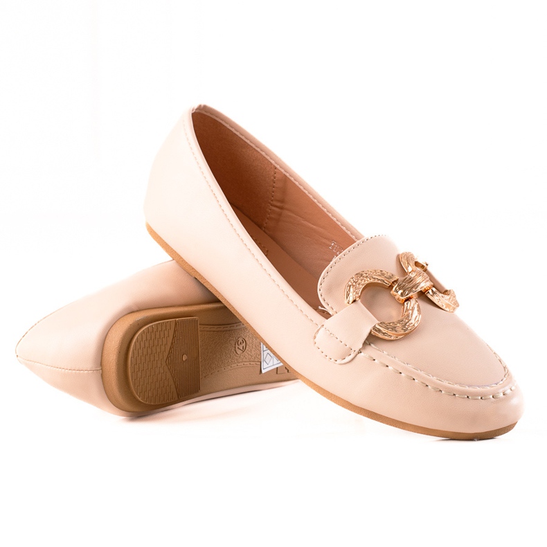 Seastar Mocassini Beige Con Ecopelle