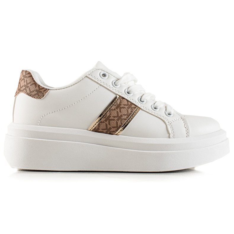 TRENDI Scarpe da ginnastica bianche alla moda bianca
