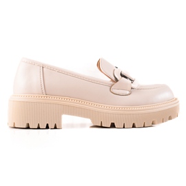 Seastar Mocassini Alla Moda Sulla Piattaforma beige