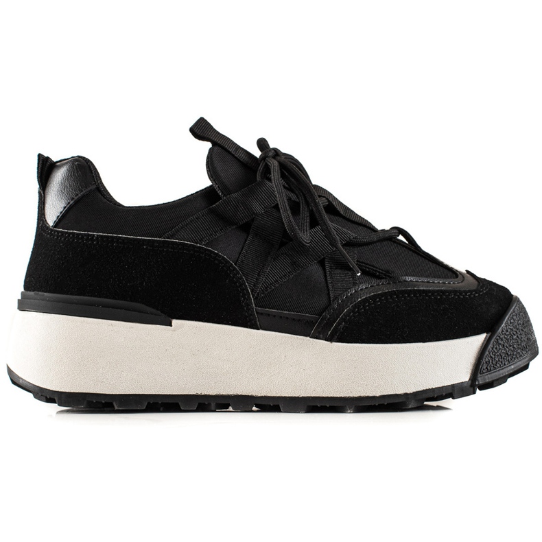 Seastar Scarpe da ginnastica legate sulla piattaforma nero