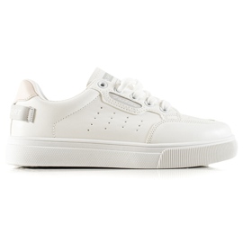TRENDI Scarpe sportive in ecopelle bianco