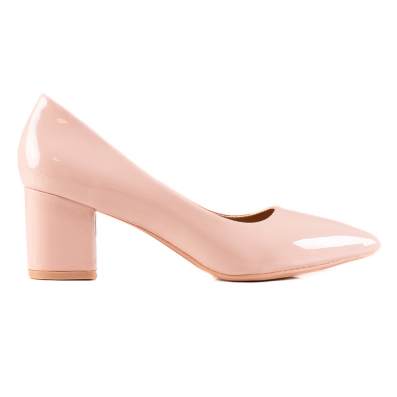 Seastar Décolleté casual in vernice beige rosa