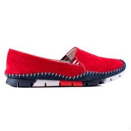 ARTIKER Slipon in pelle rosso
