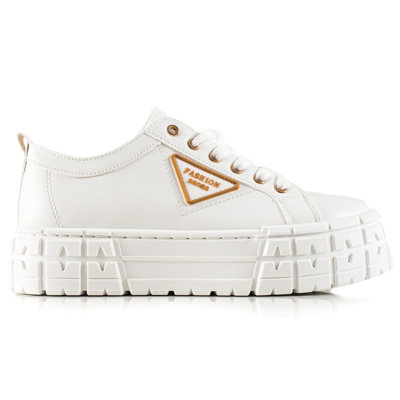 Goodin Sneakers Con Ecopelle Sulla Piattaforma bianca