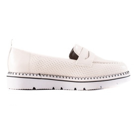 Goodin Comodi mocassini casual bianca