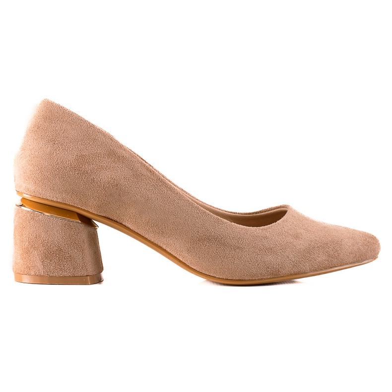 Seastar Décolleté in camoscio beige