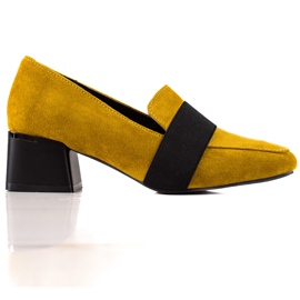 Décolleté con elastico La.Fi giallo