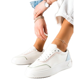 TRENDI Sneakers Con Inserto Colorato bianco