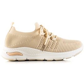 TRENDI Scarpe sportive slip-on beige