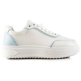 TRENDI Sneakers Con Inserto Blu bianco
