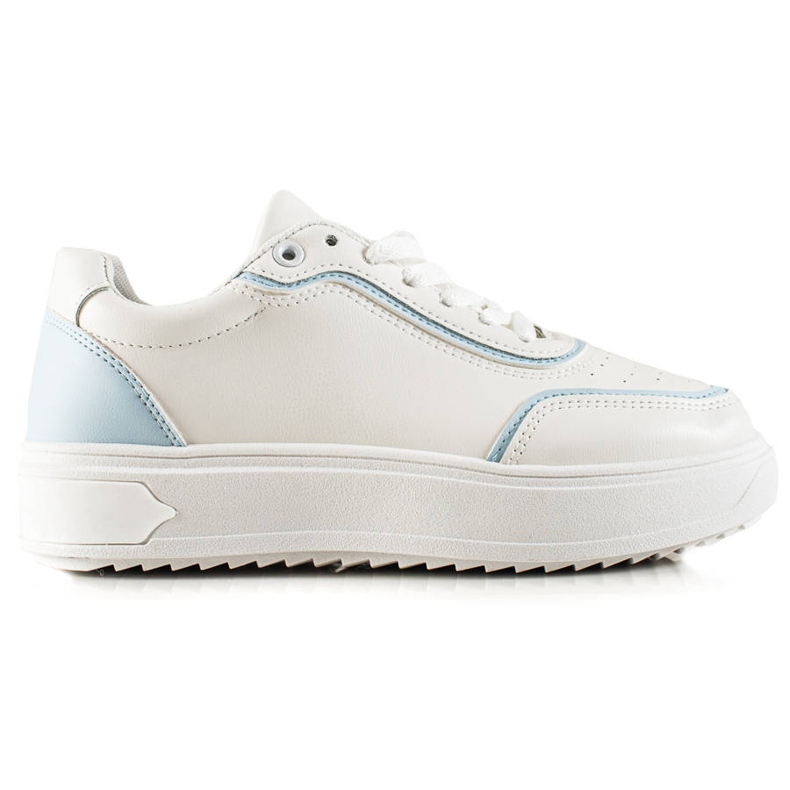 TRENDI Sneakers Con Inserto Blu bianca