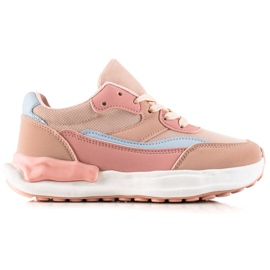 TRENDI Comode scarpe da ginnastica rosa