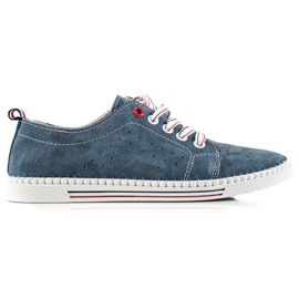 Filippo Sneakers classiche in pelle blu
