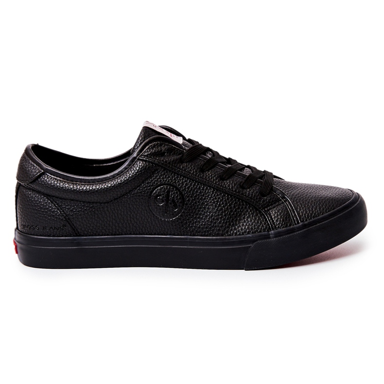 Sneakers in pelle da uomo Cross Jeans JJ1R4022C Nero
