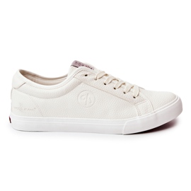 Sneakers in pelle da uomo Cross Jeans JJ1R4023C Bianche bianca