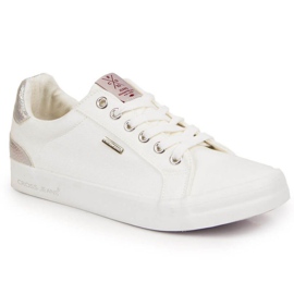 Sneakers Textile Cross Jeans W JJ2R4038C bianche bianco argento