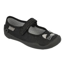 Scarpe per bambini Befado 114X450 nero d'argento