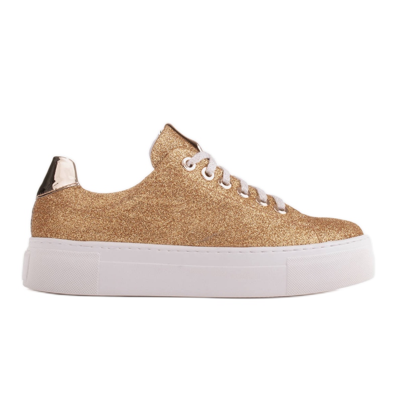 Marco Shoes Sneakers leggere con suola spessa 1958P-1208-615-1 d'oro