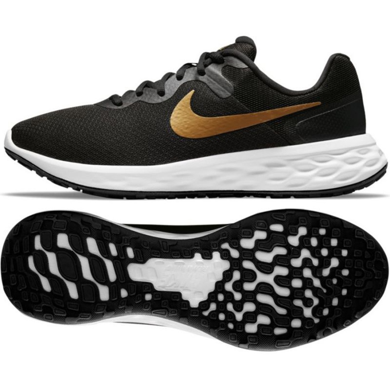 Scarpa da corsa Nike Revolution 6 Next Nature M DC3728 002 nero nero