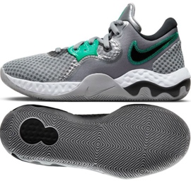 Scarpa da basket Nike Renew Elevate 2 M CW3406 005 grigio sfumature di grigio