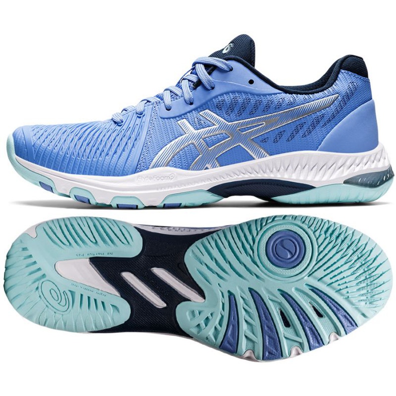 Asics Netburner Ballistic Ff 2 W 1052A033 408 scarpe da pallavolo blu blu
